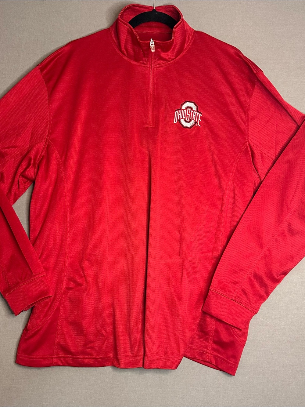 Ohio State Red 1/4 Zip‎ Pullover